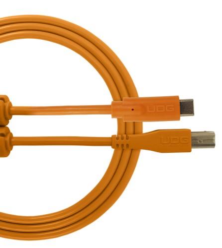 UDG U96001OR - ULTIMATE AUDIO CABLE USB 2.0 C-B ORANGE STRAIGHT 1,5M