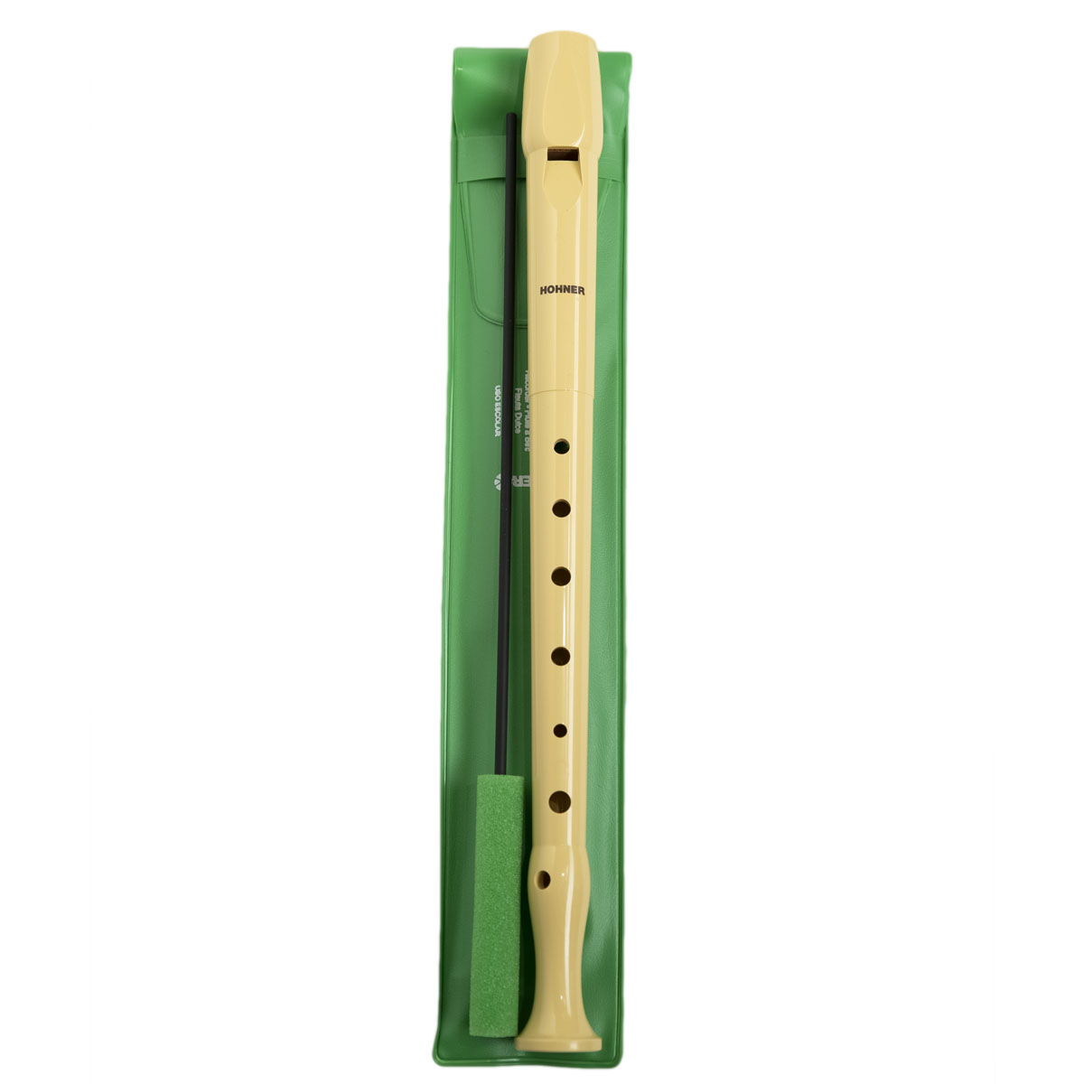 FLAUTO DOLCE SOPRANO CON DITEGGIATURA TEDESCA - HOHNER B9508 - BUSTA VERDE
