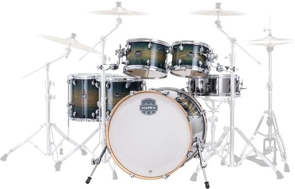 MAPEX IT AR628SFEET ARMORY STUDIOEASE FAST EXTRA DEEP BASS 6 PEZZI RAINFOREST BURST