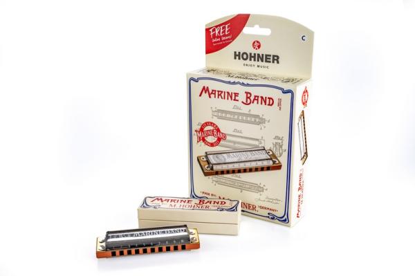 Hohner MARINE BAND 125TH ANNIVERSARY C BOX