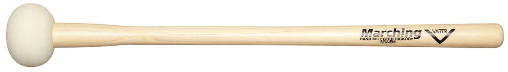 Vater MV-B3 Marching Bass Drum Mallet - Battente in feltro duro - Per grancasse da 24 a 26