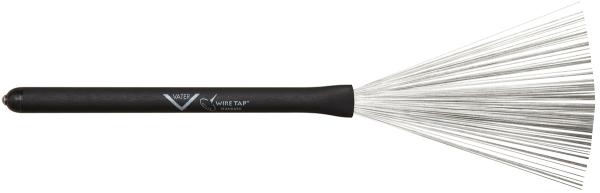 Vater VWTS Standard Wire Brush - Manico rivestito in gomma con rivetto/Setole in acciaio non retraibili