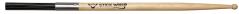 Vater VSTKW Stick Whip - L: 14 35.56cm D: 1.210 3.07cm - Bacchetta Fusion in Hickory/Setole Poly fisse
