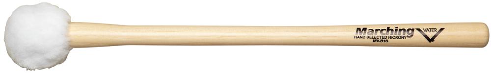 Vater MV-B1S Puff Marching Bass Drum Mallet - Battente in lana sintetica - Per grancasse da 16 a 18