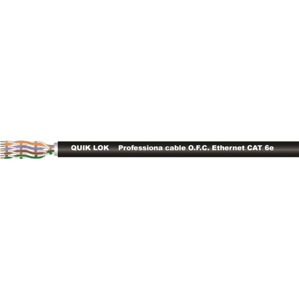 Quik Lok ETH/1007 BK CAVO ETHERNET Cat6e