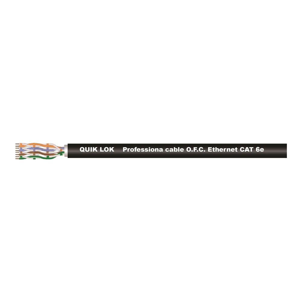 Quik Lok ETH/1007 BK CAVO ETHERNET Cat6e