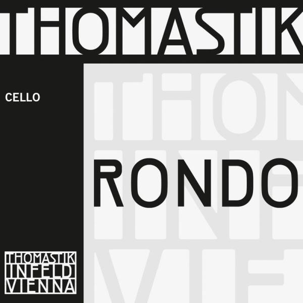 THOMASTIK RO43 SOL RONDO CELLO SPIRAL CORE, TUNSOLSTEN/CHROME WOUND