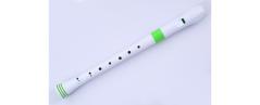 NUVO ITALIA SOPRANO RECORDER-DITEGGIATURA BAROCCA (BIANCO/VERDE)