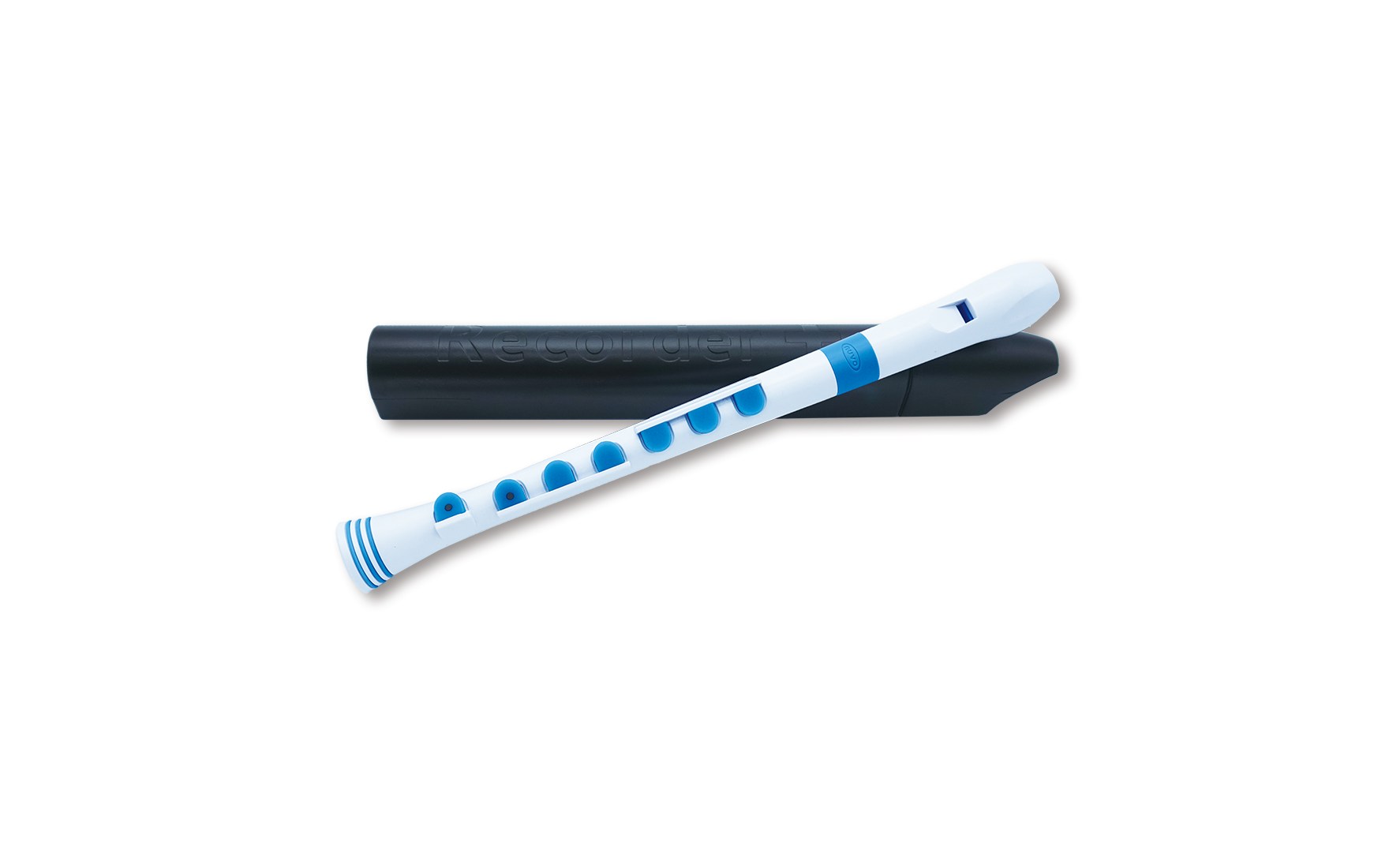 NUVO ITALIA RECORDER+ -DITEGGIATURA TEDESCA (BIANCO/BLU)