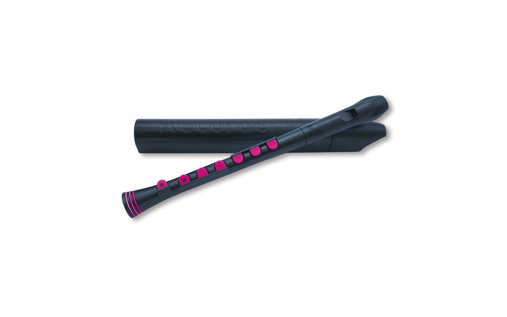NUVO ITALIA RECORDER+ -DITEGGIATURA TEDESCA (NERO/ROSA)