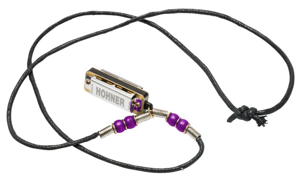 HOHNER MINI HARP NECKLACE PURPLE