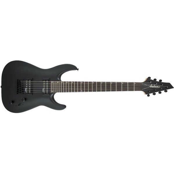 Jackson JS Series Dinky™ Arch Top JS22-7 DKA HT, Amaranth Fingerboard, Satin Black - chitarra elettrica