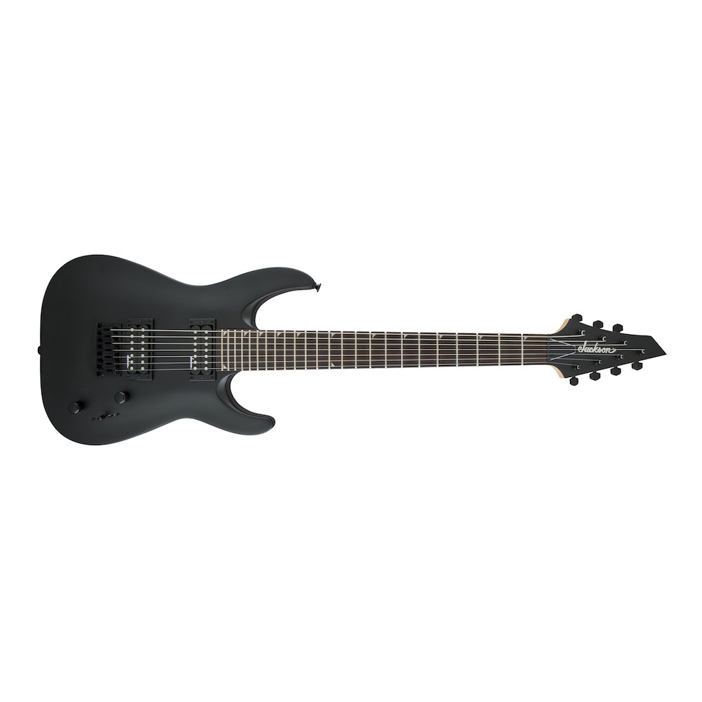 Jackson JS Series Dinky™ Arch Top JS22-7 DKA HT, Amaranth Fingerboard, Satin Black - chitarra elettrica