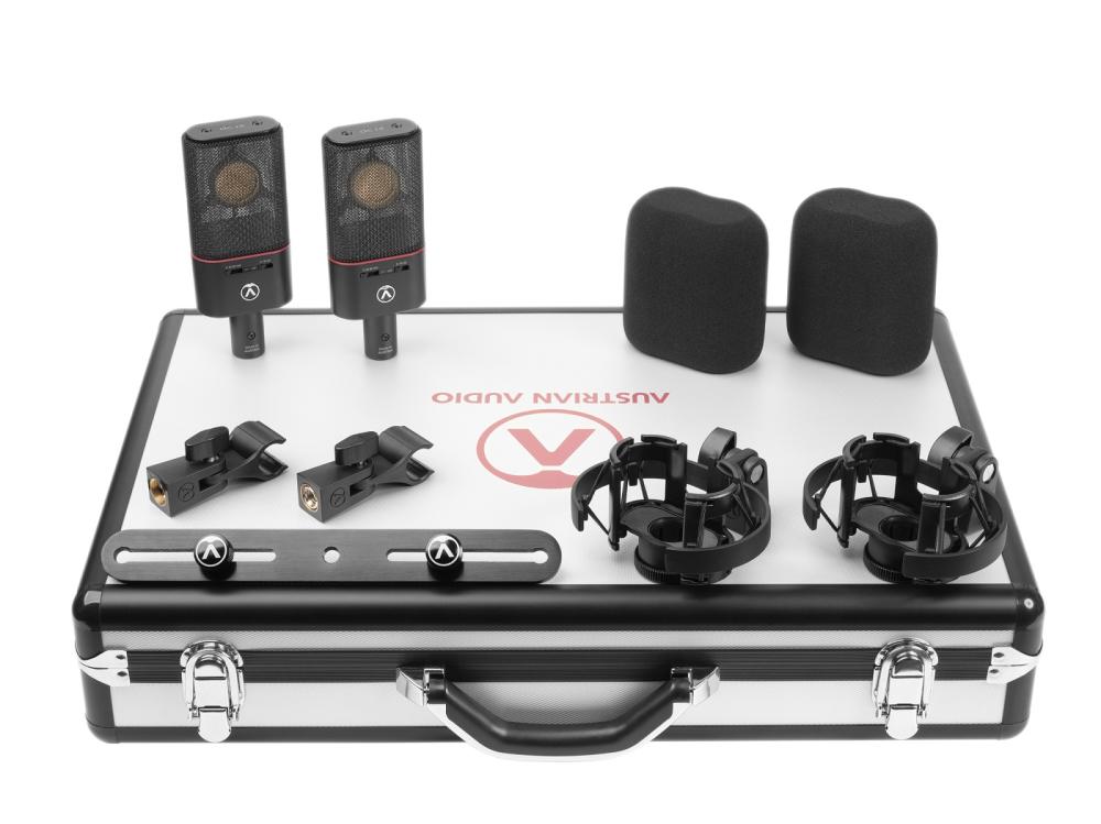 Austrian Audio OC18 DUAL SET PLUS - Kit doppio microfono da studio