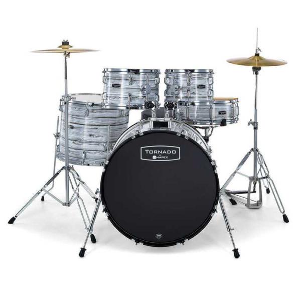 MAPEX IT TND5044TCFI TORNADO STUDIO FULL 5 PEZZI WHITE MARBLEWOOD