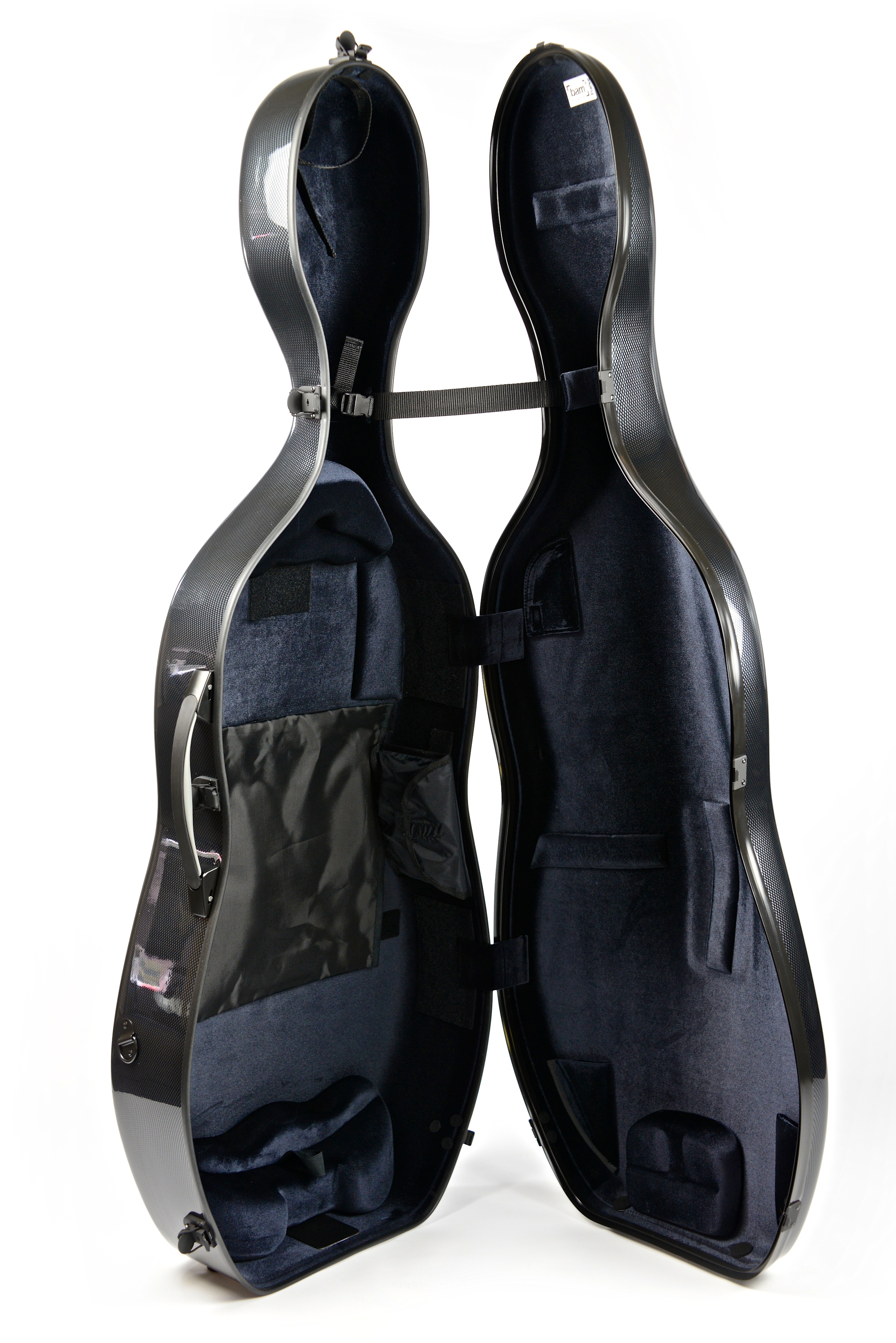BAM ITALIA BAM 1002XLC CUSTODIA "HIGHTECH" REGOLABILE PER VIOLONCELLO - BLACK CARBON