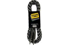 Yellow Cable G66DG Cavo Strumento Jack Mono/Jack Mono Molded Grey/Black 10 m