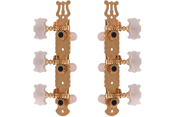 Yellow Parts EZ1779G Meccaniche Chitarra Classica 11 Dorate 2 Pcs