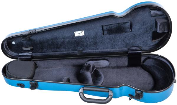 BAM ITALIA BAM 2002XLB CUSTODIA "HIGHTECH" CONTOURED PER VIOLINO - AZURE BLUE