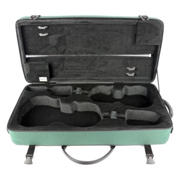 BAM ITALIA BAM 2006SF CUSTODIA "CLASSIC" PER VIOLA (41,5 CM) + VIOLINO - GREEN