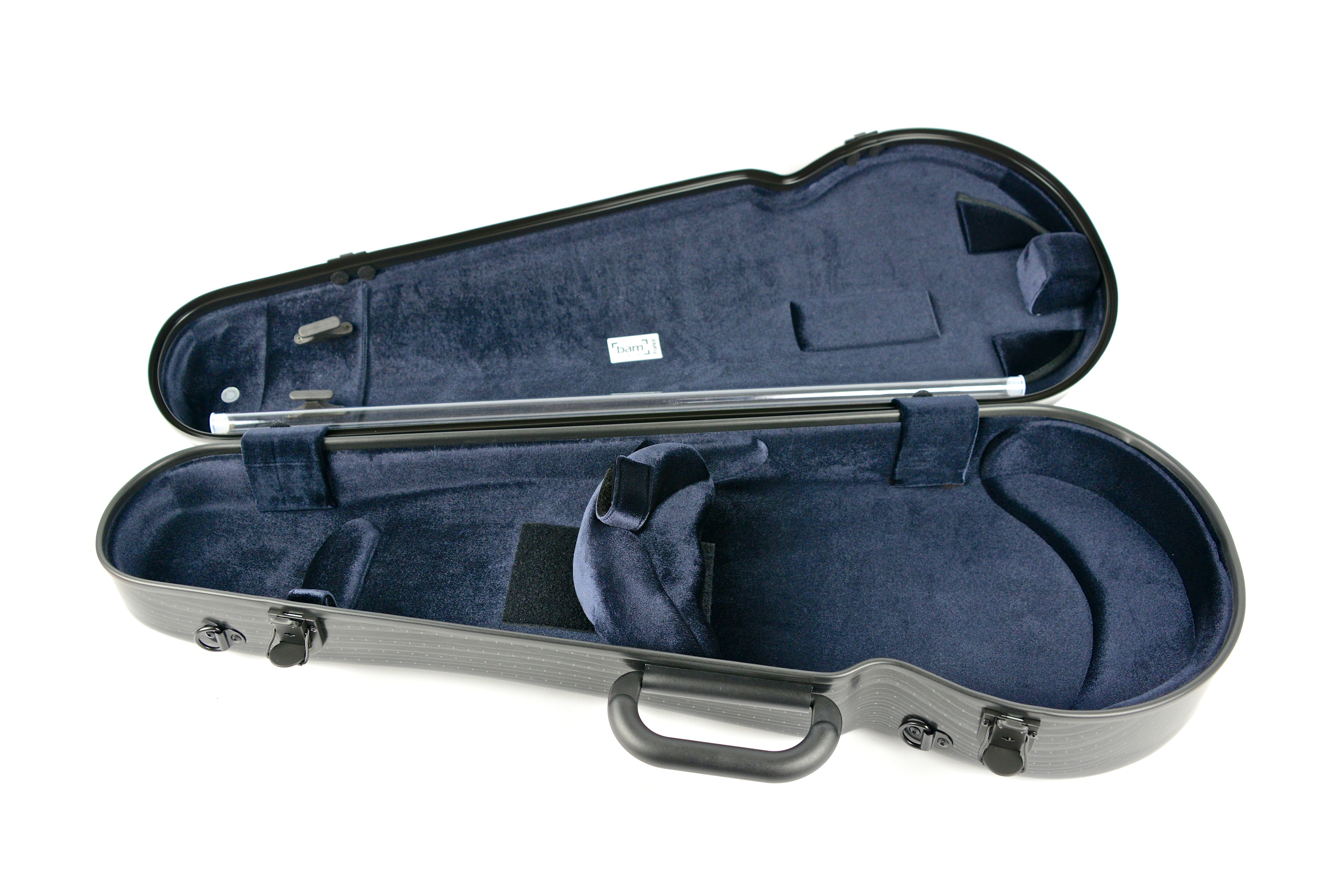 BAM ITALIA BAM 2200XLLB CUSTODIA "HIGHTECH" CONTOURED PER VIOLA - LAZURE BLACK
