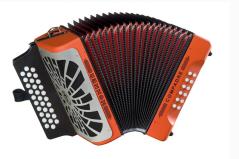 HOHNER COMPADRE GCF ARANCIONE SILVER GRILL