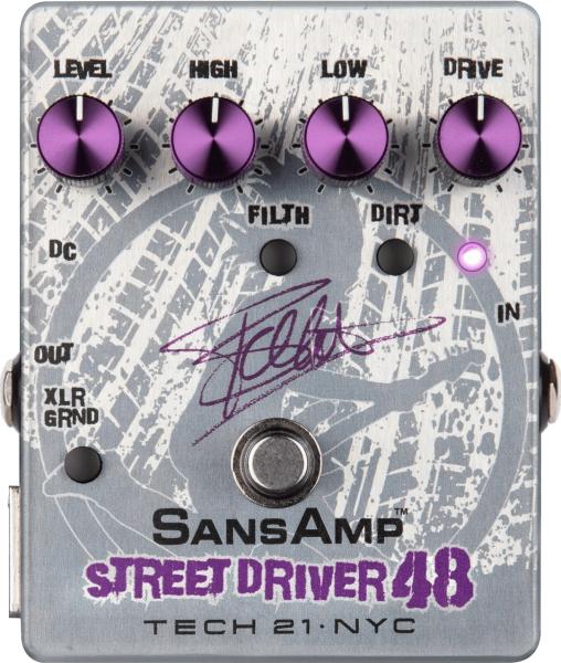 Tech21 FB48 SANSAMP STREET DRIVER - Preamplificatore a pedale signature Frank Bello