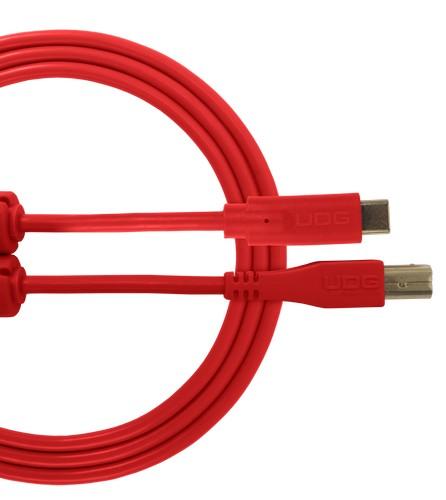 UDG U96001RD - ULTIMATE AUDIO CABLE USB 2.0 C-B RED STRAIGHT 1,5M