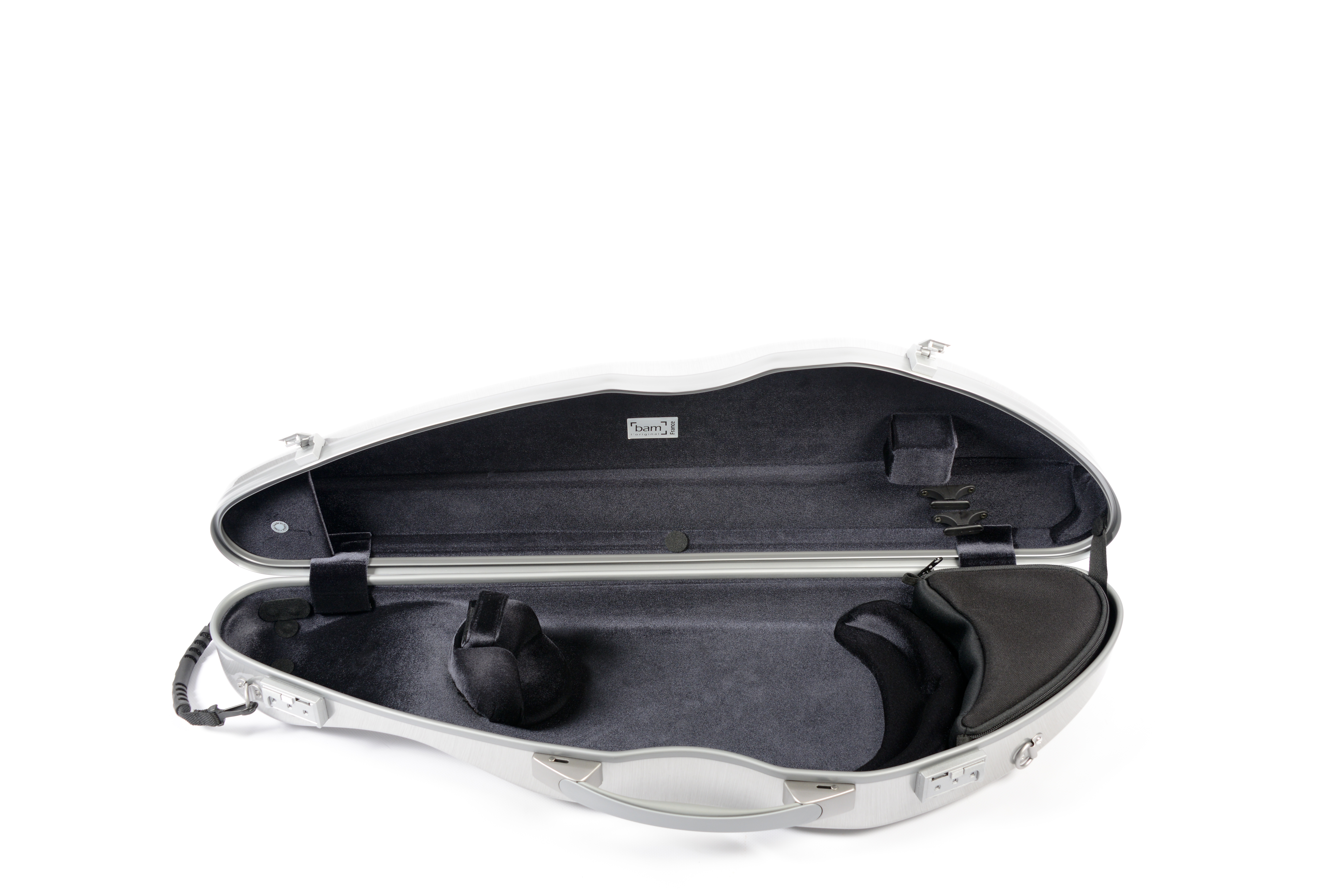 BAM ITALIA BAM DEF2000XLA CUSTODIA "HIGHTECH" LA DEFENSE SLIM PER VIOLINO - BRUSHED ALUMINUM