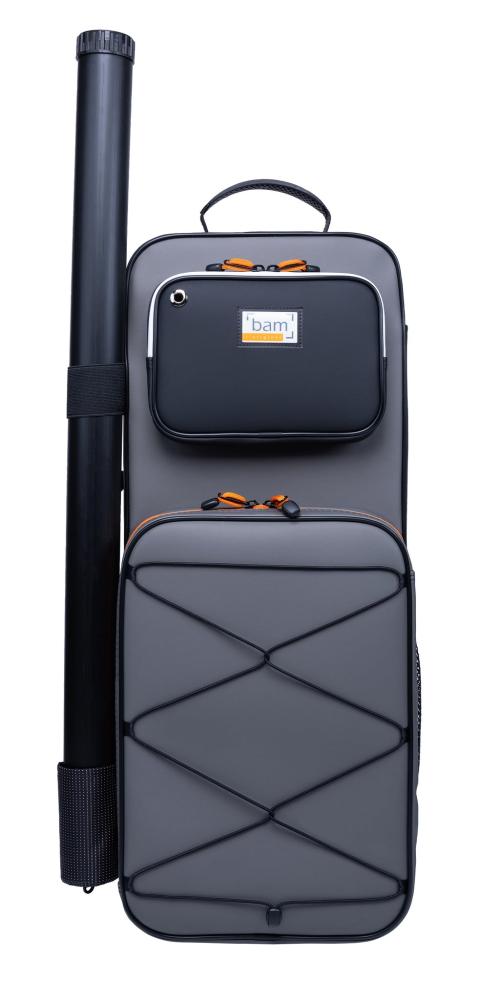 BAM ITALIA BAM PEAK2001SN CUSTODIA  "PEAK PERFORMANCE" COMPACT PER VIOLINO - BLACK & GREY