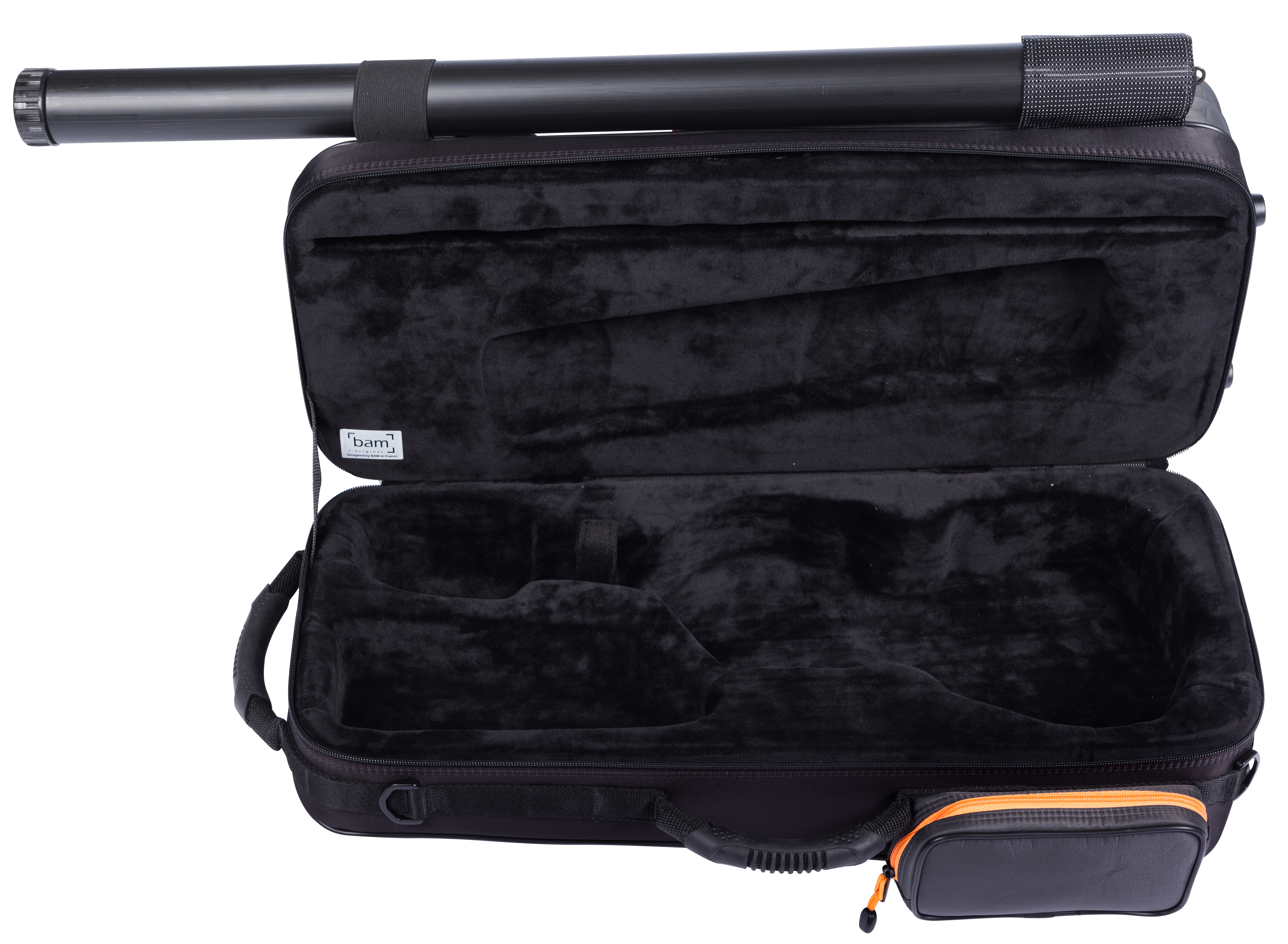 BAM ITALIA BAM PEAK2001SN CUSTODIA  "PEAK PERFORMANCE" COMPACT PER VIOLINO - BLACK & GREY