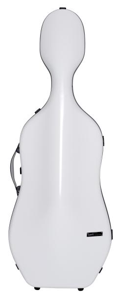 BAM ITALIA BAM SUP1005XLWN CUSTODIA "HIGHTECH" SUPREME ICE IN POLICARBONATO PER VIOLONCELLO - WHITE - BLACK VERSION