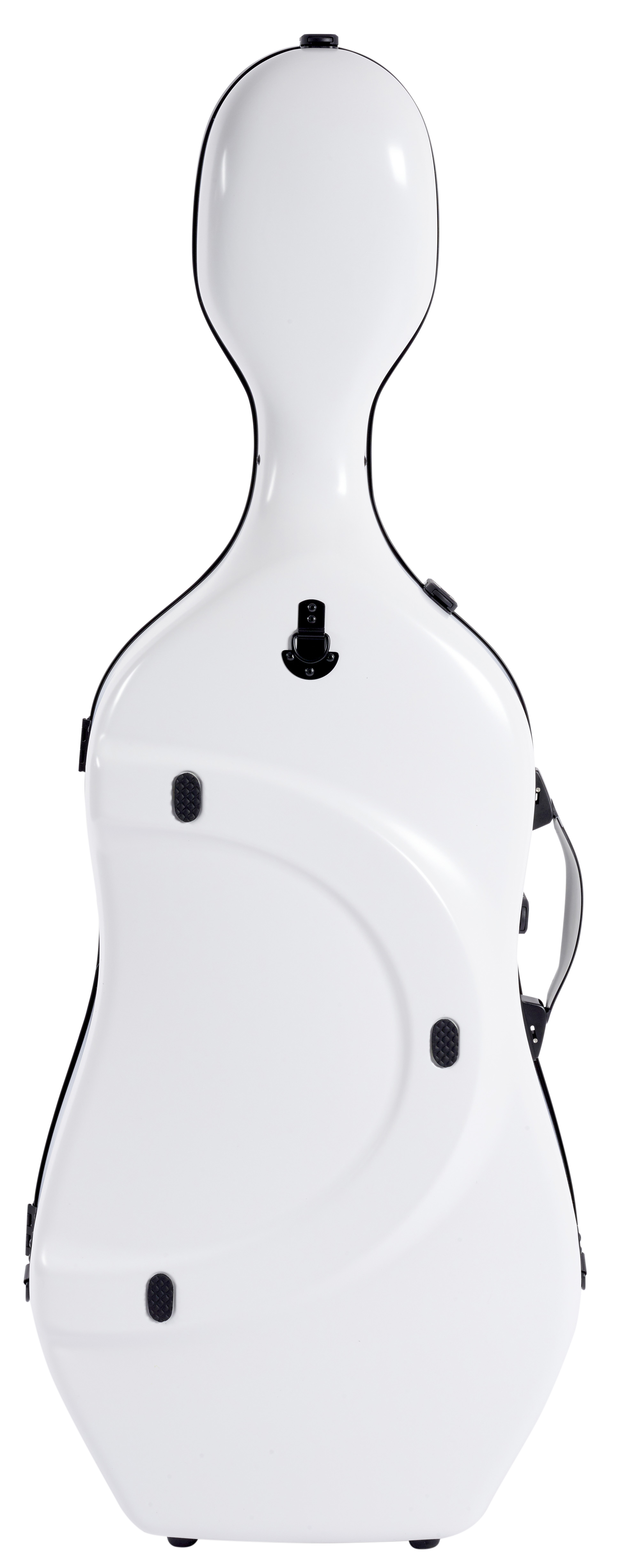 BAM ITALIA BAM SUP1005XLWN CUSTODIA "HIGHTECH" SUPREME ICE IN POLICARBONATO PER VIOLONCELLO - WHITE - BLACK VERSION