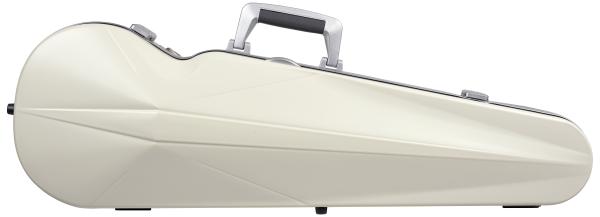 BAM ITALIA BAM SUP2002XLWS CUSTODIA "HIGHTECH" SUPREME ICE CONTOURED IN POLICARBONATO PER VIOLINO - WHITE - SILVER VERSION