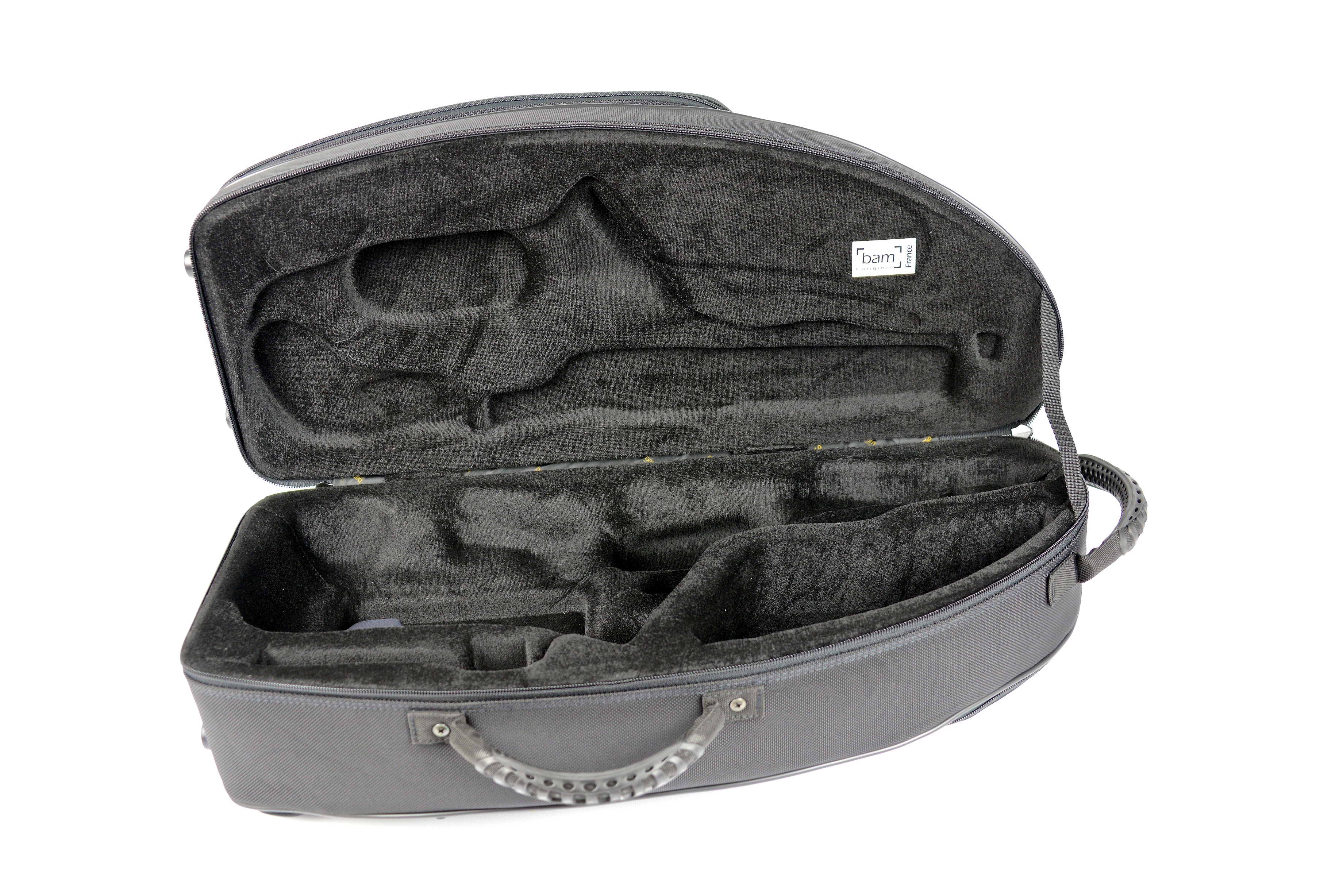 BAM ITALIA BAM TREK3021SA CUSTODIA "NEW TREKKING" PER SAX ALTO - BRUSHED ALUMINIUM