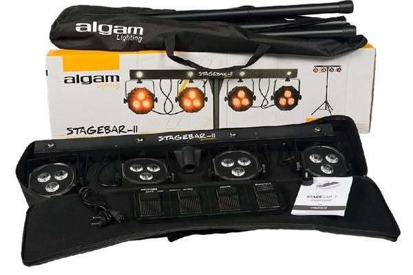 Algam Lighting STAGEBAR-II Set Illuminazione Par LED DMX