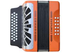 HOHNER EL REY DEL VALLENATO GCF ARANCIONE SILVER GRILL