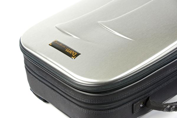 BAM ITALIA BAM TREK3028SA CUSTODIA "NEW TREKKING" PER 2 CLARINETTI SIB E LA - BRUSHED ALUMINIUM
