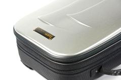 BAM ITALIA BAM TREK3028SA CUSTODIA "NEW TREKKING" PER 2 CLARINETTI SIB E LA - BRUSHED ALUMINIUM