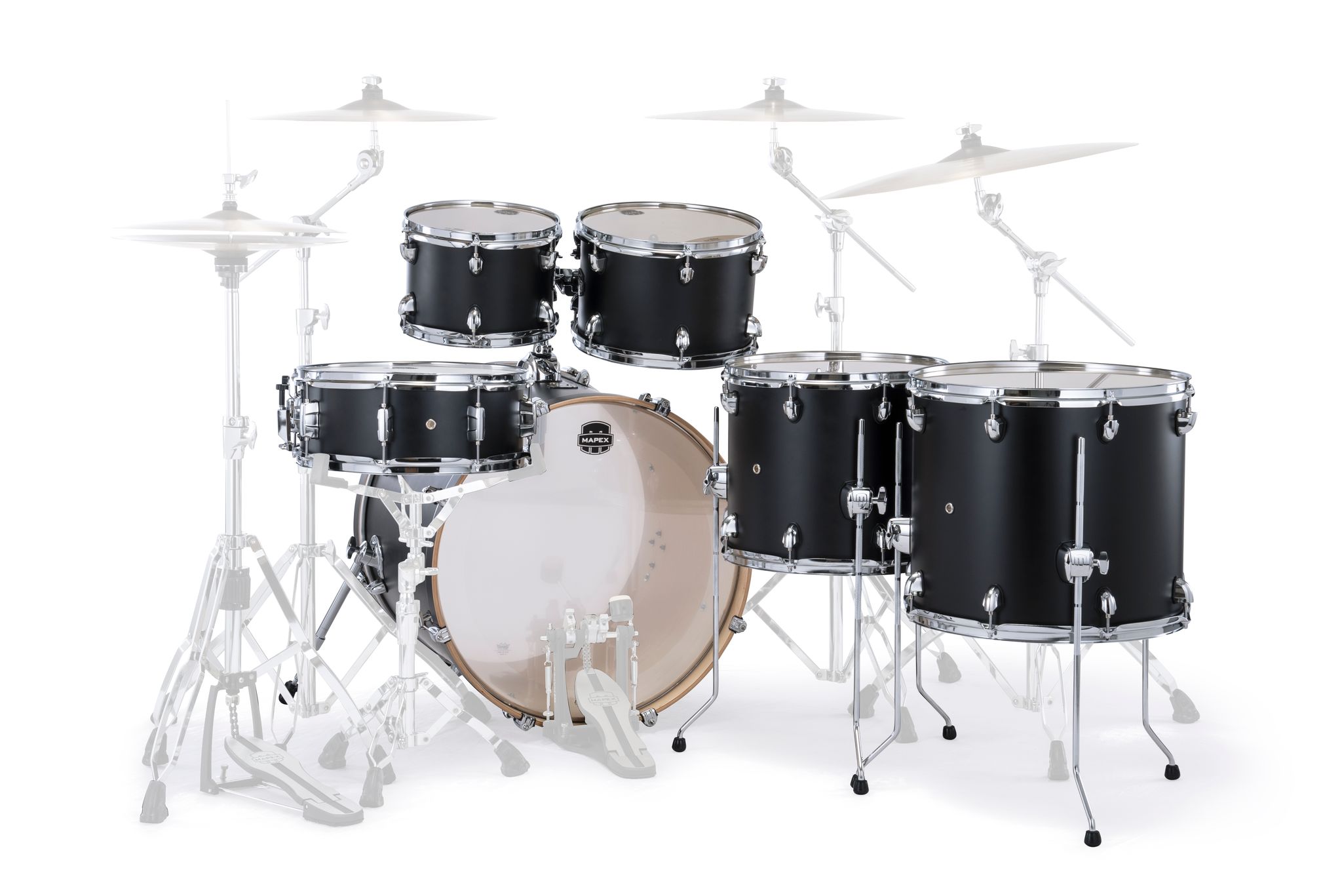 MAPEX IT MM628SFUKD MARS MAPLE STUDIOEASE 6 PEZZI MATTE BLACK