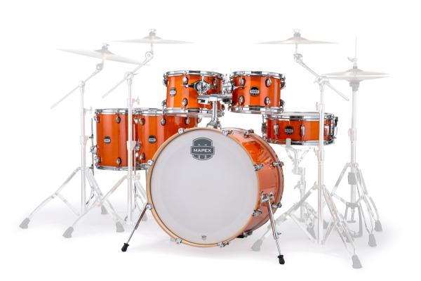 MAPEX IT MM628SFUOG MARS MAPLE STUDIOEASE 6 PEZZI GLOSSY AMBER