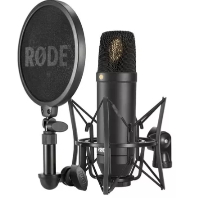 RODE NT1 Kit - MICROFONO A CONDENSATORE CARDIOIDE CON SOSPENSIONE ELASTICA E FILTRO ANTIPOP