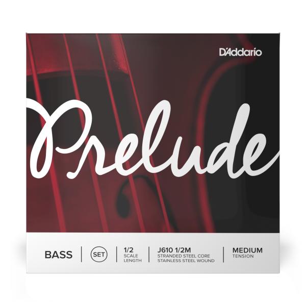 DADDARIO ORCHESTRAL IT J610 1/2M SET DI CORDE D'ADDARIO PRELUDE PER CONTRABBASSO, SCALA 1/2, TENSIONE MEDIA