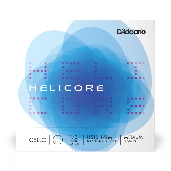 DADDARIO ORCHESTRAL IT H510 1/2M SET DI CORDE D'ADDARIO HELICORE PER VIOLONCELLO, SCALA 1/2, TENSIONE MEDIA