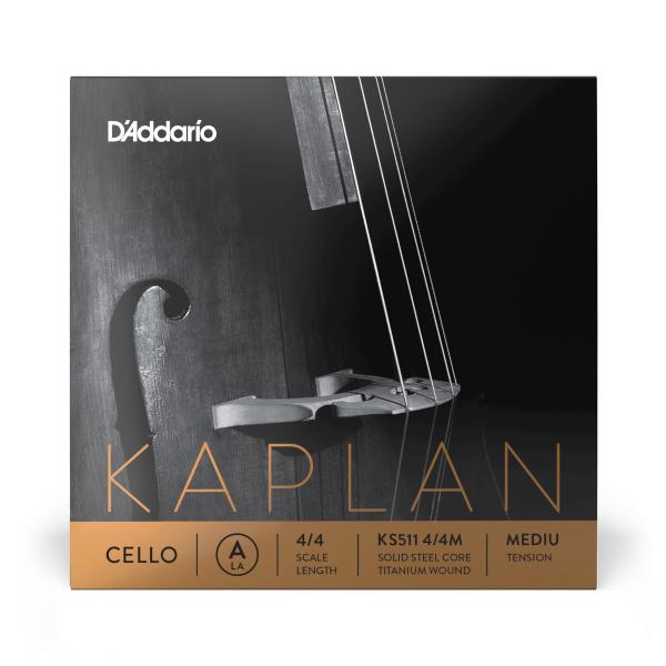 DADDARIO ORCHESTRAL IT KS511 4/4M CORDA SINGOLA LA D'ADDARIO KAPLAN PER VIOLONCELLO, SCALA 4/4, TENSIONE MEDIA