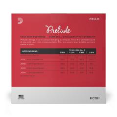 DADDARIO ORCHESTRAL IT J1010 1/2M SET DI CORDE D'ADDARIO PRELUDE PER VIOLONCELLO, SCALA 1/2, TENSIONE MEDIA