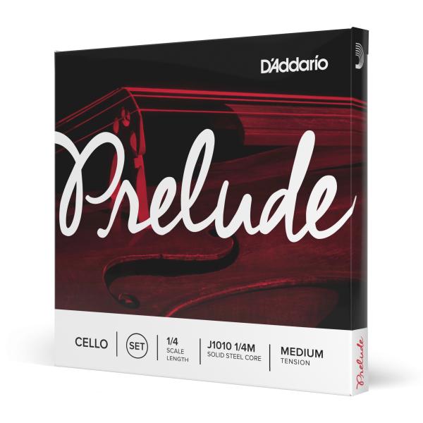 DADDARIO ORCHESTRAL IT J1010 1/4M SET DI CORDE D'ADDARIO PRELUDE PER VIOLONCELLO, SCALA 1/4, TENSIONE MEDIA