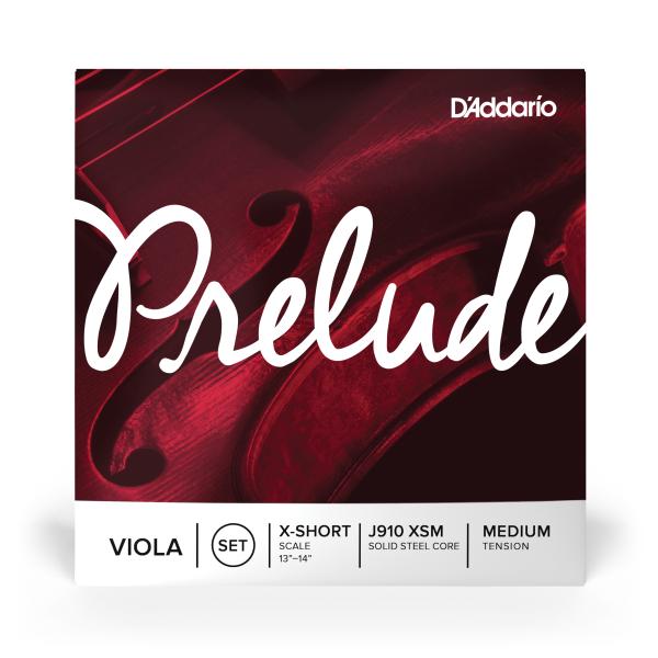 DADDARIO ORCHESTRAL IT J910 XSM SET DI CORDE D'ADDARIO PRELUDE PER VIOLA, EXTRA SHORT SCALE, TENSIONE MEDIA