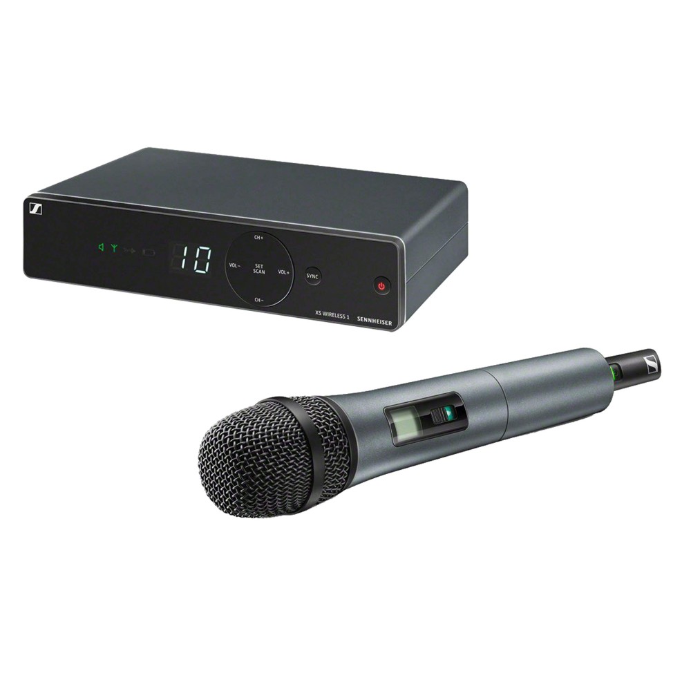 SENNHEISER XSW 1 835 Vocal Set - E-Band - SISTEMA MICROFONICO PALMARE WIRELESS (E-Range): 821-832 / 863-865MHz