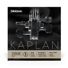 DADDARIO ORCHESTRAL IT K420B-5 CORDA SINGOLA MI D'ADDARIO KAPLAN GOLDEN SPIRAL SOLO PER VIOLINO, SCALA 4/4, TENSIONE FORTE